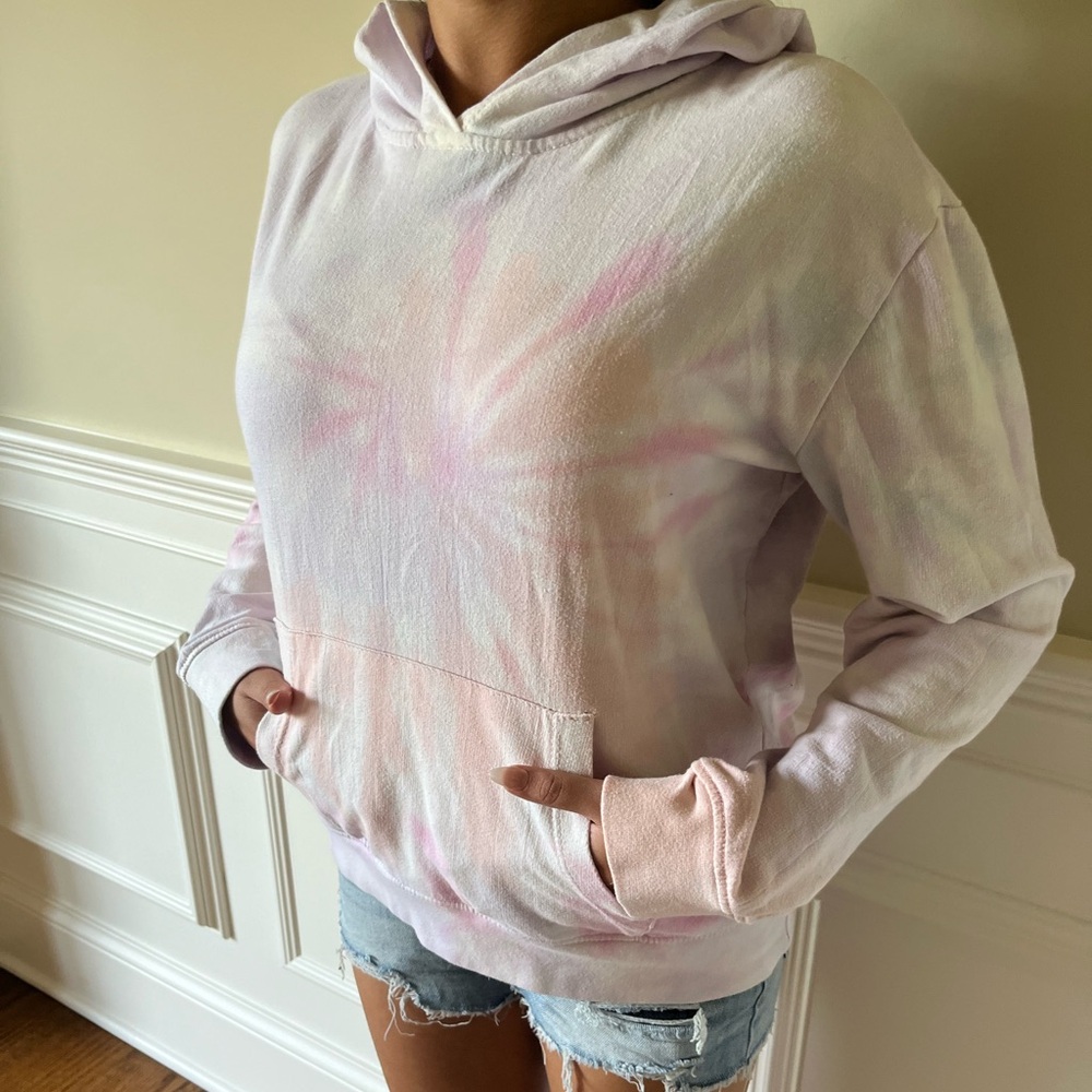 Arizona Jean Company Pink Oversized Long Sleeve Sweatshirt